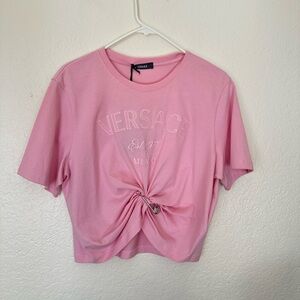 Versace pink top